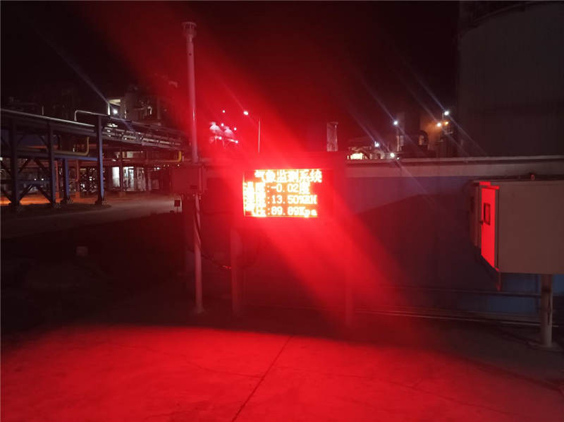 液晶屏防爆氣象站案例實拍